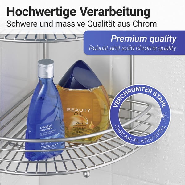 Ъглов рафт за баня Milano - Wenko-image-4