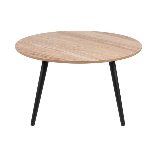 Масичка за кафе с фурнир от ясен , ⌀ 80 cm Stafford - Actona-image-2