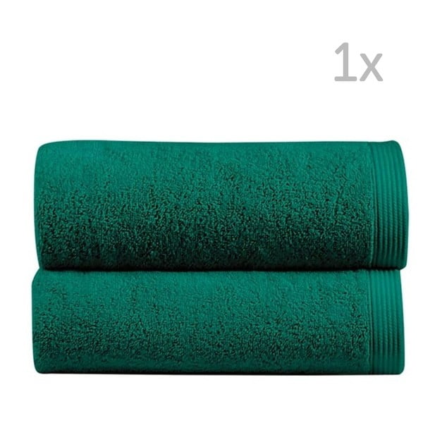 Tmavě zelený ručník Sorema New Plus, 50 x 100 cm
