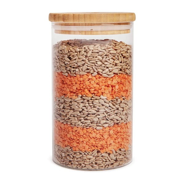 Мелница, дъска за рязане и буркани за храна в комплект от 4 - Bonami Essentials-image-3