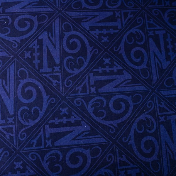 Тъмносиньо единично  памучно детско спално бельо 140x200 cm Wednesday "Rain" – Jerry Fabrics-image-4