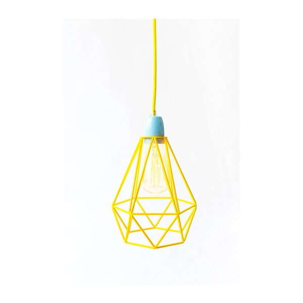 Светъл с жълт нюанс и жълт кабел Diamond #1 - Filament Style