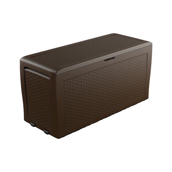 Тъмнокафява пластмасова градинска кутия за съхранение Samoa – Keter-image-2