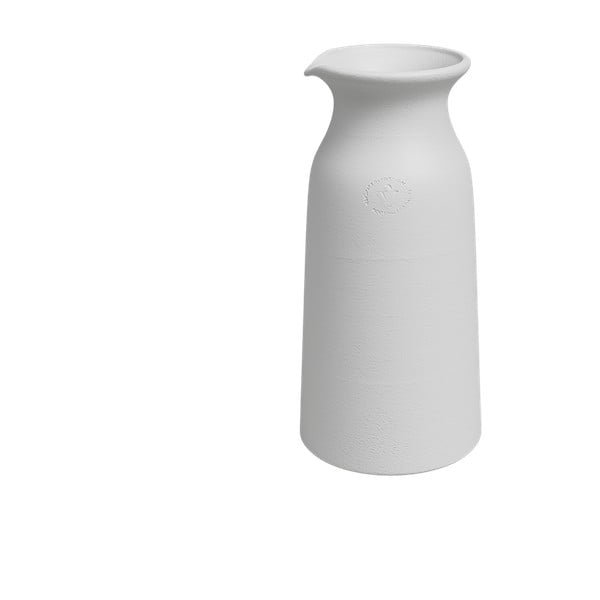 Бяла керамична ръчно изработена ваза (височина 30 cm) Bia – Artevasi