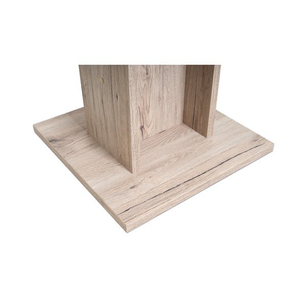 Jídelní stůl v dekoru dubového dřeva Intertrade Christina, 80 x 80 cm-image-3