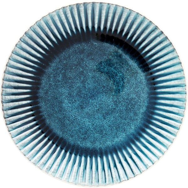 Синя керамична чиния Ръб, ⌀ 29 cm Mustique - Kare Design
