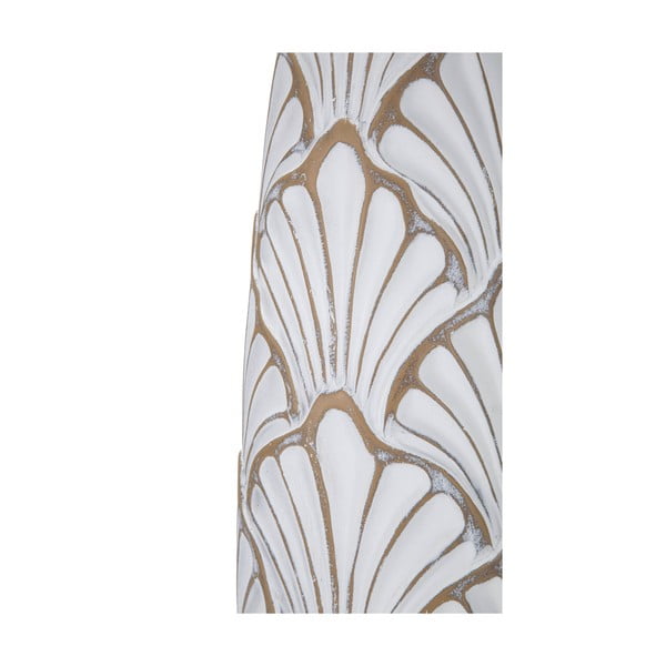 Бяла висока ваза от полирезин 55 cm Panama - Mauro Ferretti-image-4