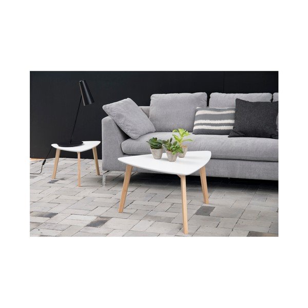 Bílý odkládací stolek Actona Vitis, výška 36 cm-image-3