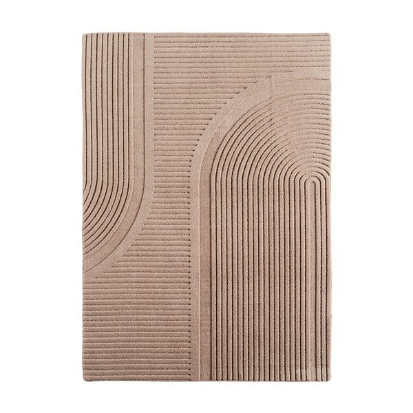 Бежова пътека подходяща за пране 80x250 cm Pompei 1612 – Ayyildiz Carpets