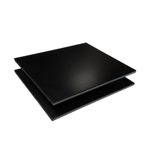 Черни рафтове за модулна система от рафтове 2 бр. 32x22 cm Mistral Kubus - Hammel Furniture-image-2