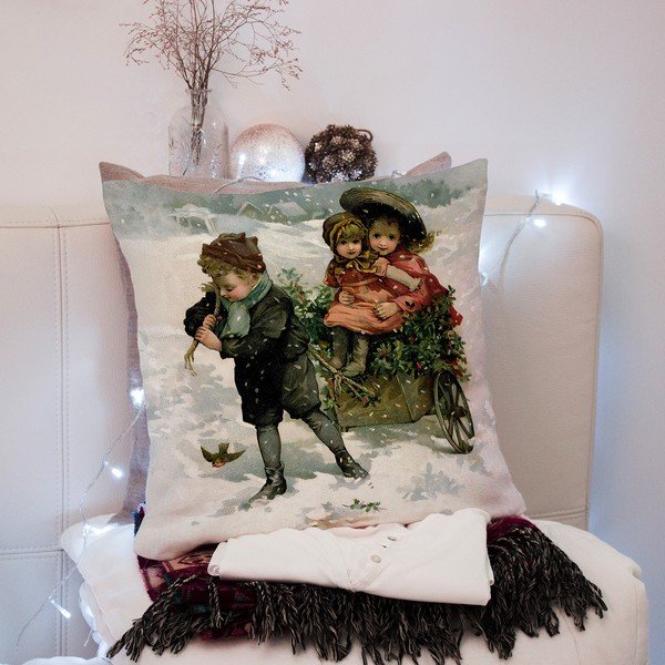 Калъфка за възглавница с коледен мотив 43x43 cm – Mila Home-image-3