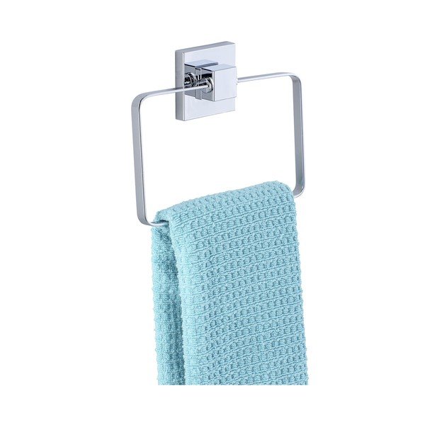 Самозадържаща се кука за кърпи Vacuum-Loc Ring, товароносимост до 33 kg - Wenko-image-1