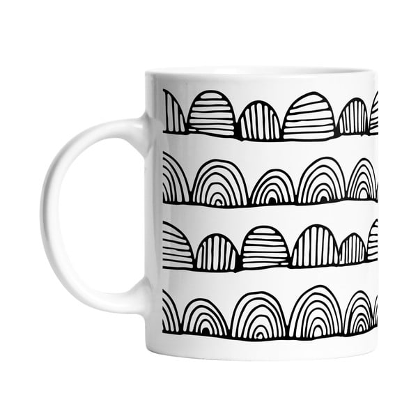 Чаша Bumpy Stripes, 330 мл - Black Shake-image-1