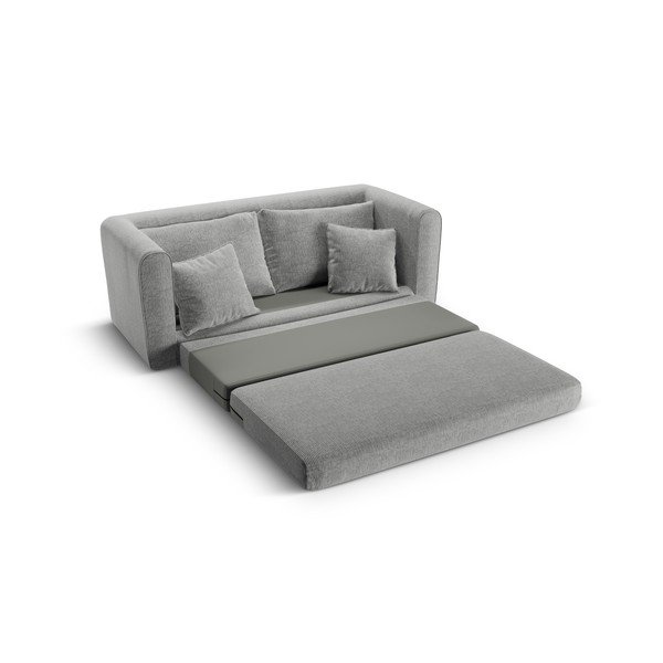 Светлосив сгъваем диван 158 cm Lido – Micadoni -image-4