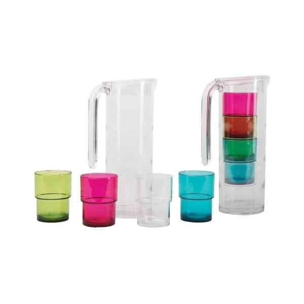 Sada džbánu a 4 skleniček-image-3