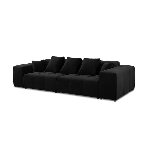 Диван от черно кадифе 320 cm Rome Velvet - Cosmopolitan Design-image-2
