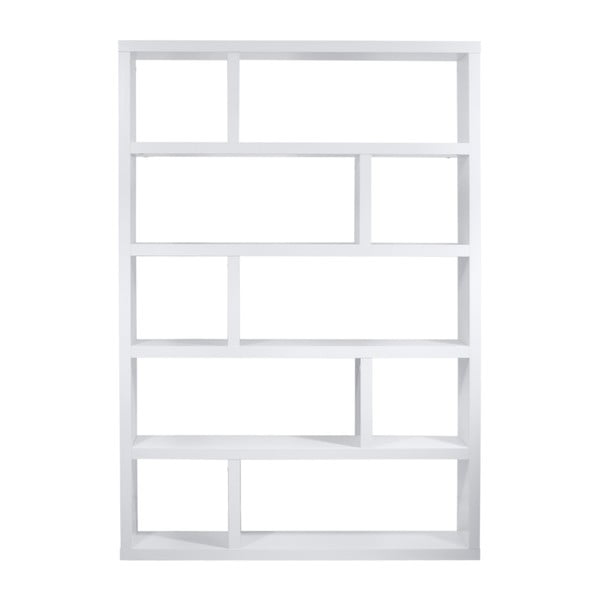 Бял шкаф за книги 120x173 cm Dublin - TemaHome