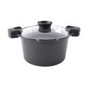 Pfluon Granit съд с незалепващо покритие и стъклен капак Pasta , 5,5 л Grande - Orion