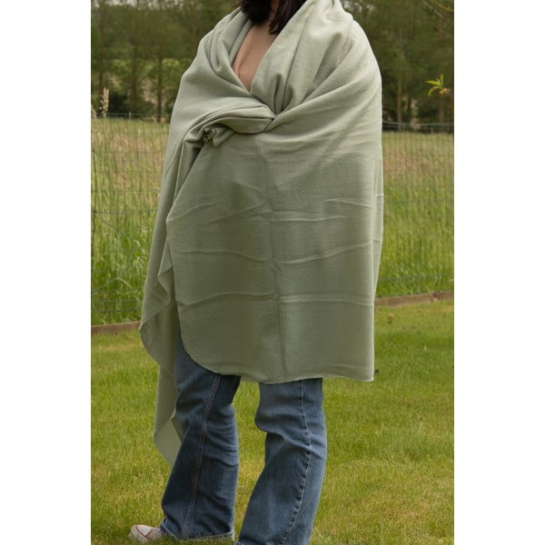 Зелено одеяло от флийс 130x160 cm Riso – Tiseco Home Studio-image-2