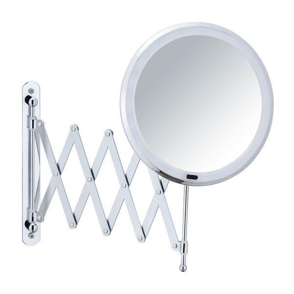 Козметично огледало със светлина/увеличително (5x) ø 20 cm Barona – Wenko-image-1