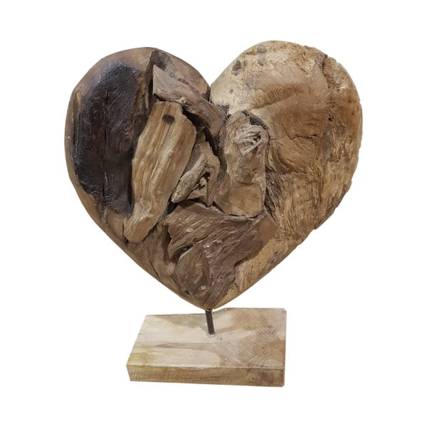 Dekorace z recyklovaného dřeva HSM Collection Heart