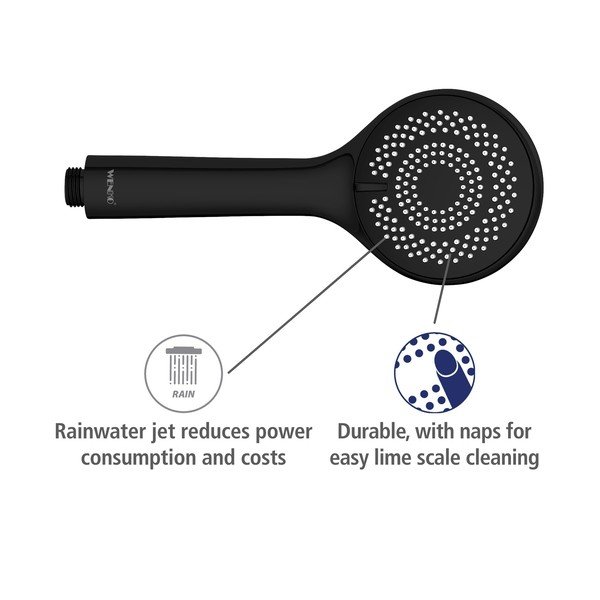 Душ глава ø 9,5 cm Water Saving - Wenko-image-3