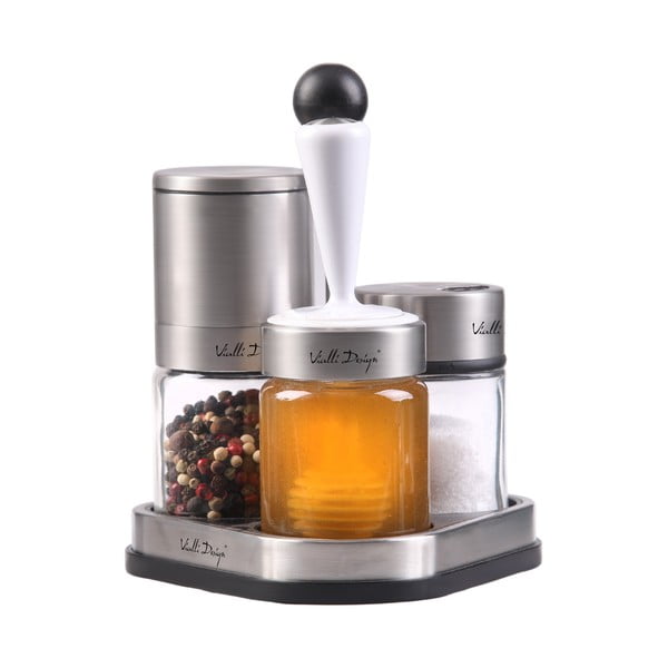 Солница и пиперница със стойка Soho – Vialli Design-image-4