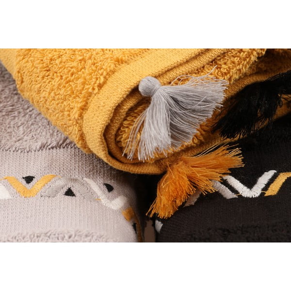 Памучни кърпи в комплект от 3 бр. от тери 50x90 cm Asorti – Foutastic-image-1