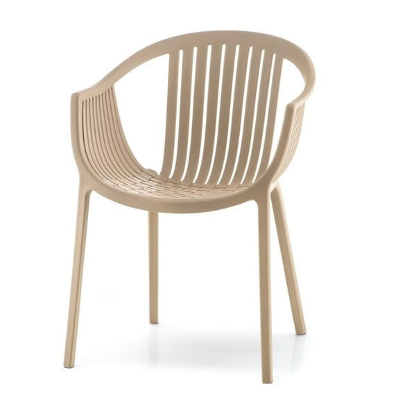 Béžová židle Pedrali Tatami