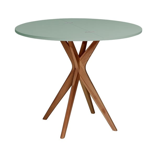 Кръгла сгъваема трапезна маса 45x90 cm Jubi – Ragaba-image-2