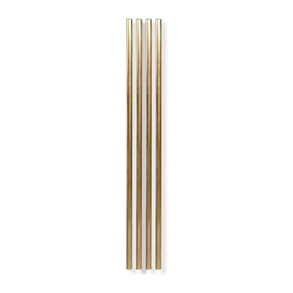 Sada 4 kovových brček ve zlaté barvě W&P Design, délka 25,4 cm