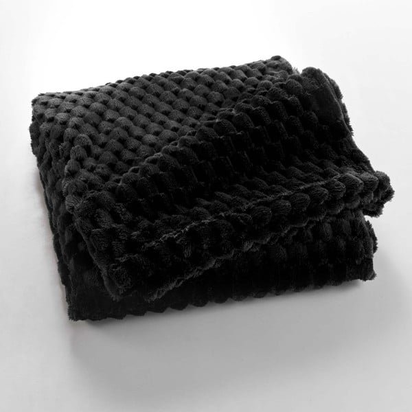 Черно одеяло от микрофланела 125x150 cm Mini Frosty – douceur d'intérieur