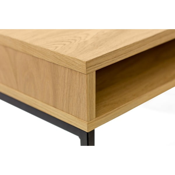 Работна маса с дъбов плот 35x100 cm Frame – Woodman-image-4