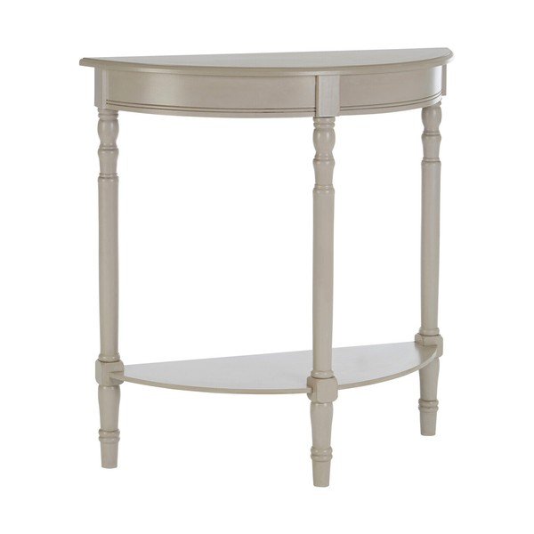 Сива конзолна маса от масивен бор 30x80 cm Heritage – Premier Housewares