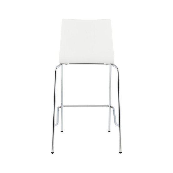Бял бар стол Cobe, височина на седалката 65 cm - Kokoon-image-4