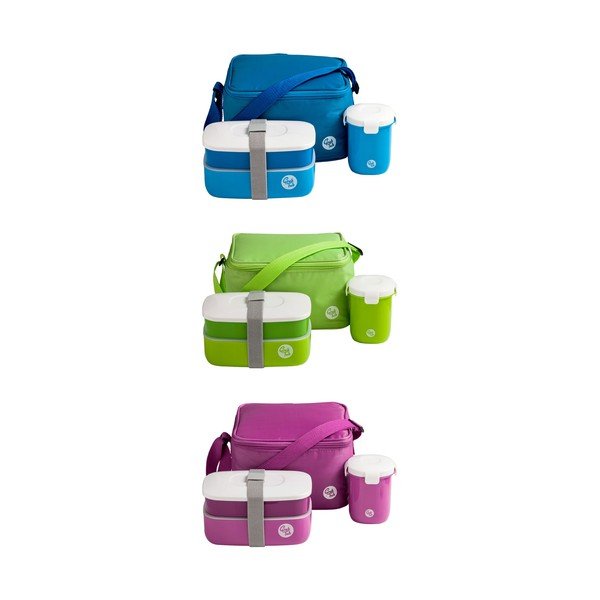 Set tmavě růžového svačinového boxu, hrníčku a tašky Premier Housewares Grub Tub, 21 x 13 cm-image-3