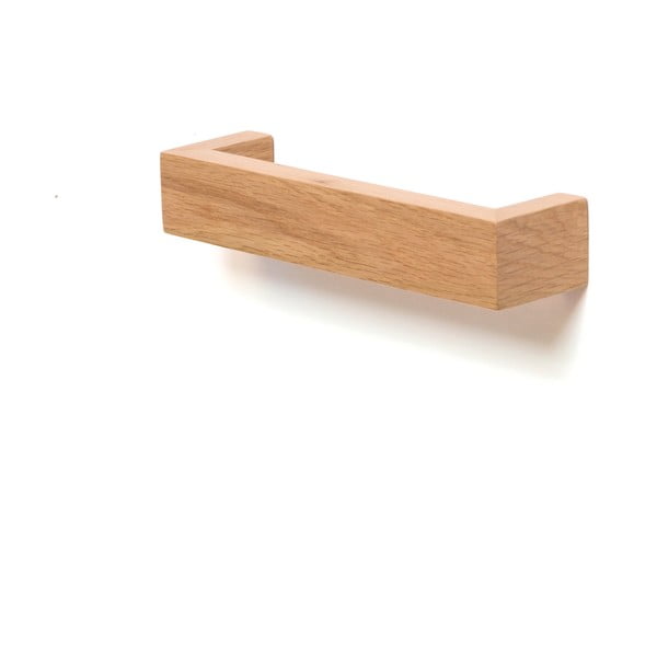 Дървена поставка за кърпи за стена, изработена от дъб Mezza, дължина 28 cm Slimline - Wireworks-image-1