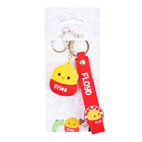 Червен  ключодържател Fizz Floyd – SQUISHMALLOWS-image-2