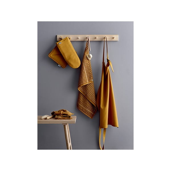 Жълта памучна кухненска престилка - Södahl-image-1