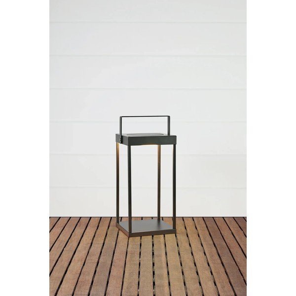 Черен екстериорен LED фенер със соларен панел с USB (височина 42 cm) Pure – Markslöjd-image-4