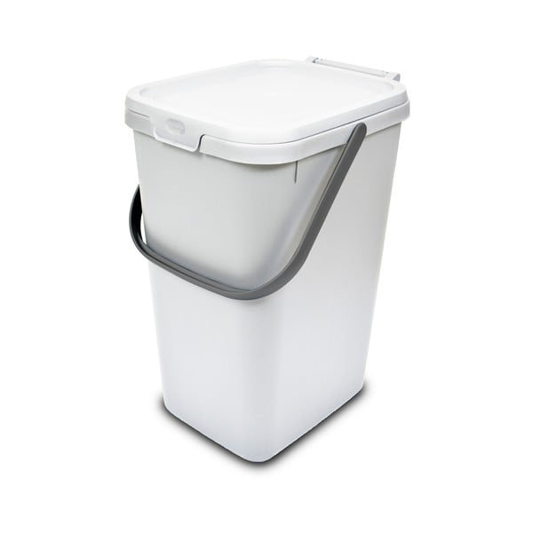 Бял пластмасов контейнер за отпадъци 18 L Caddy - Addis