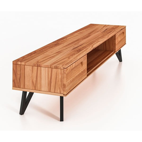 Масичка за телевизор от букова дървесина 182x42 cm Golo - The Beds-image-3