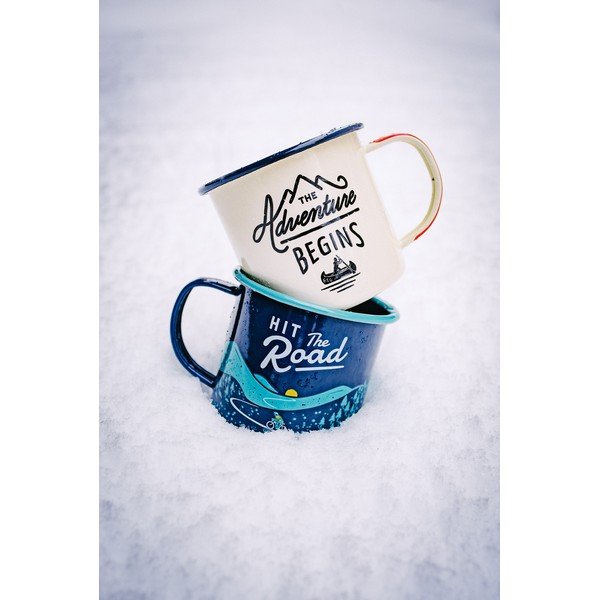 Емайлирана чаша "Приключението започва", 300 ml - Gentlemen's Hardware-image-1
