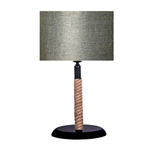 Настолна лампа с кафяв абажур лампа Rope - Kate Louise