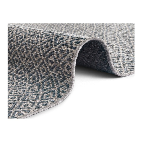 Син килим за открито Bloom Croix, 140 x 200 cm - Elle Decoration-image-2