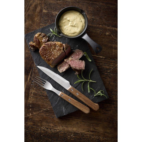 Прибори за стек в комплект от 8 бр. от неръждаема стомана в сребрист/естествен цвят – Holm-image-1