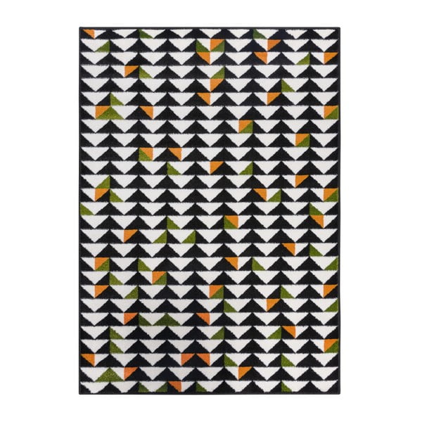 Черно-бял килим Монреал, 120 x 170 cm - Mazzini Sofas