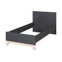 Черно детско легло 90x200 cm Jara - Roba