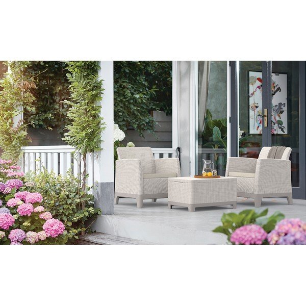 Пластмасова градинска масичка за кафе 52x75 cm Scandi – Keter-image-1