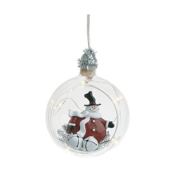 Коледна стъклена светлинна украса във формата на топка Rachel - InArt
